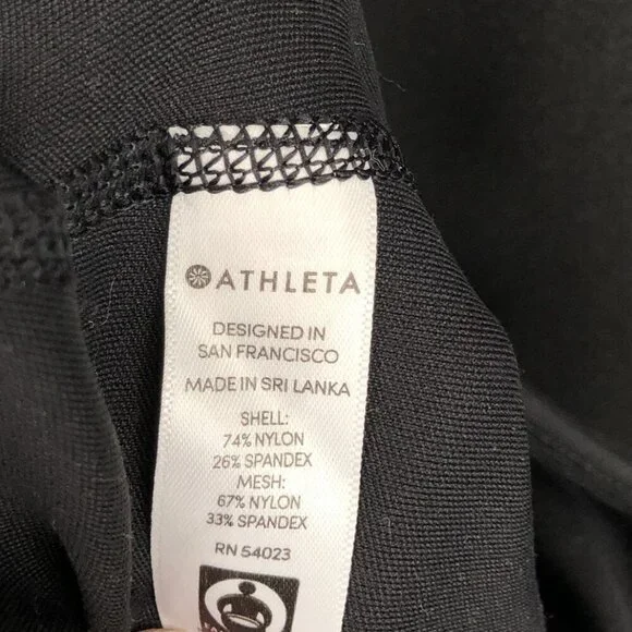 Athleta Womens Up For Anything 7/8 Tight XS Black Athleisure Activewear Workout - Picture 6 of 10